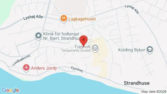 Andelsboliger til salg i Kolding - kort over placeringen