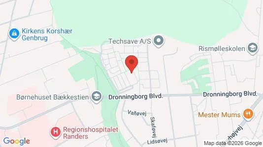 Andelsboliger til salg i Randers NØ - Foto fra Google Street View