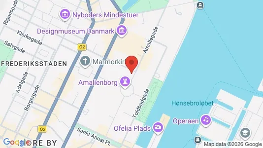 Andelsboliger til salg i København K - kort over placeringen