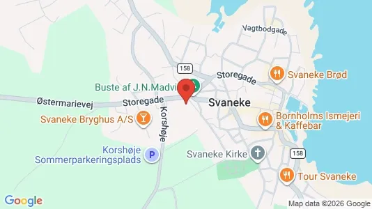 Andelsboliger til salg i Svaneke - Foto fra Google Street View