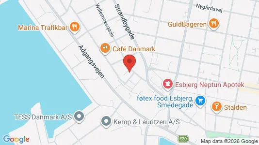 Andelsboliger til salg i Esbjerg Centrum - Foto fra Google Street View