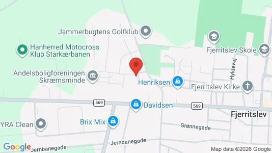 Andelsboliger til salg i Fjerritslev - Foto fra Google Street View