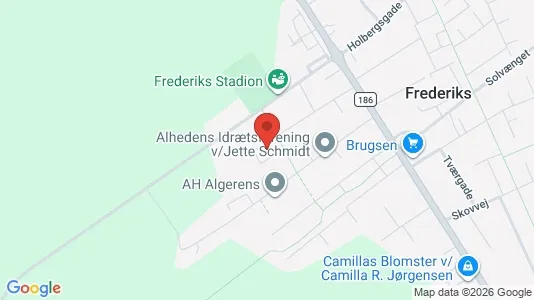 Andelsboliger til salg i Karup J - kort over placeringen