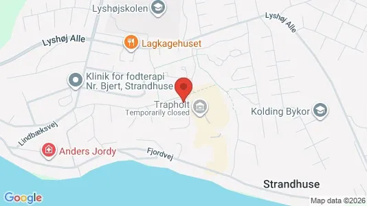 Andelsboliger til salg i Kolding - kort over placeringen