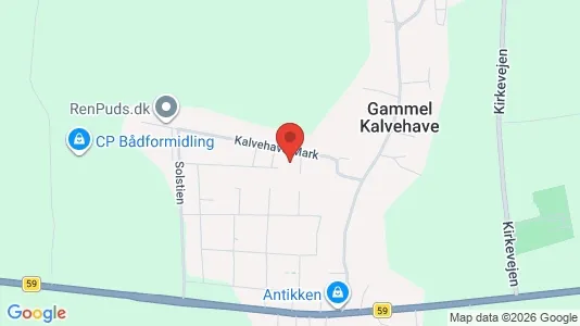 Andelsboliger til salg i Kalvehave - Foto fra Google Street View