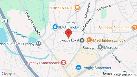 Andelsboliger til salg i Kongens Lyngby - Foto fra Google Street View