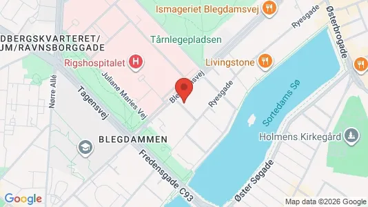Andelsboliger til salg i Østerbro - kort over placeringen