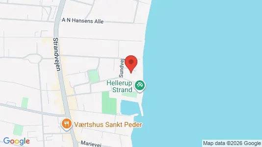 Andelsboliger til salg i Hellerup - kort over placeringen