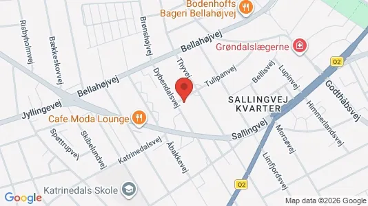 Andelsboliger til salg i Vanløse - kort over placeringen